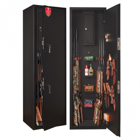 Сейф для хранения оружия GunSafe Снайпер-69 Черный